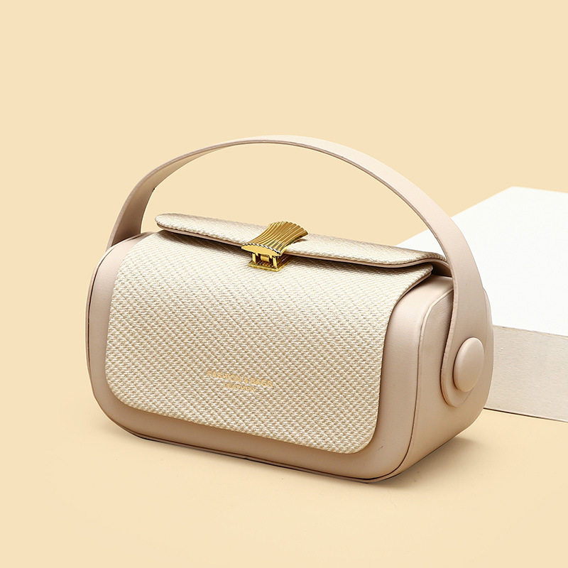 American Retro Box Bag – Vintage PU Leather Crossbody